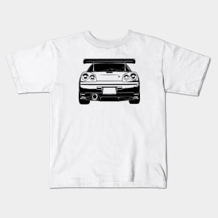 Skyline GTR R34 Back View Sketch Art Kids T-Shirt